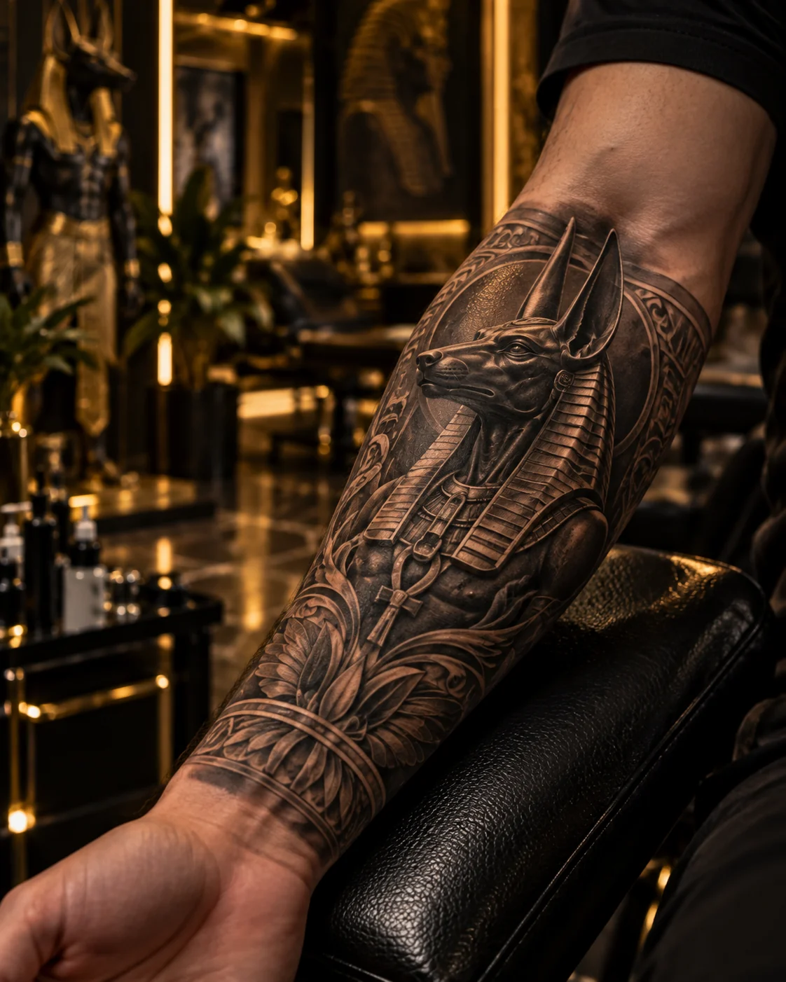 Tattoo Black Hurghada – Tattoo-Motiv und Studio-Visualisierung